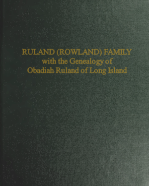 Obadiah Ruland Family of Long Island, Dr John Ruland, 1952